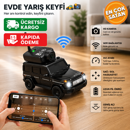 Hızlı ve Öfkeli®- RC kameralı Telefon Kontrollü Mercedes Araba