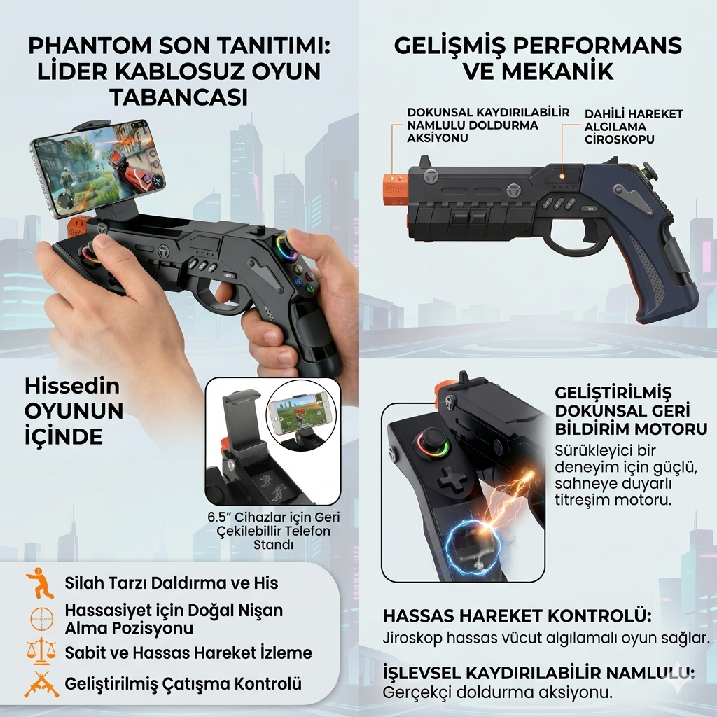 X-Gamer Pro - Yeni Nesil Oyun Kumandası